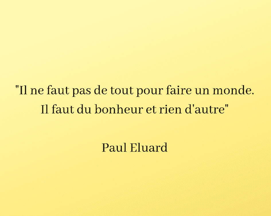 Paul Eluard bonheur