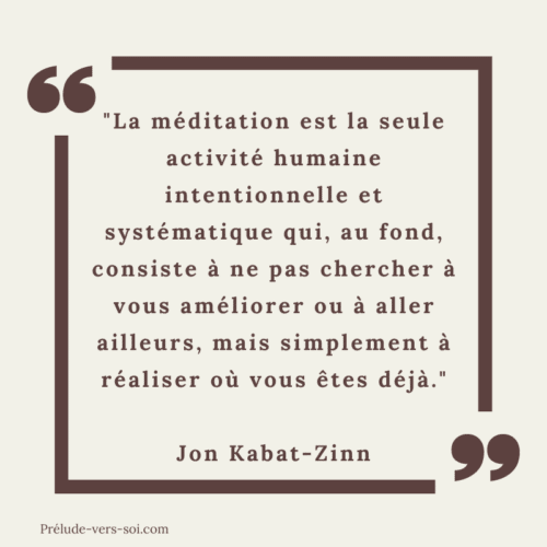 Méditation de pleine conscience